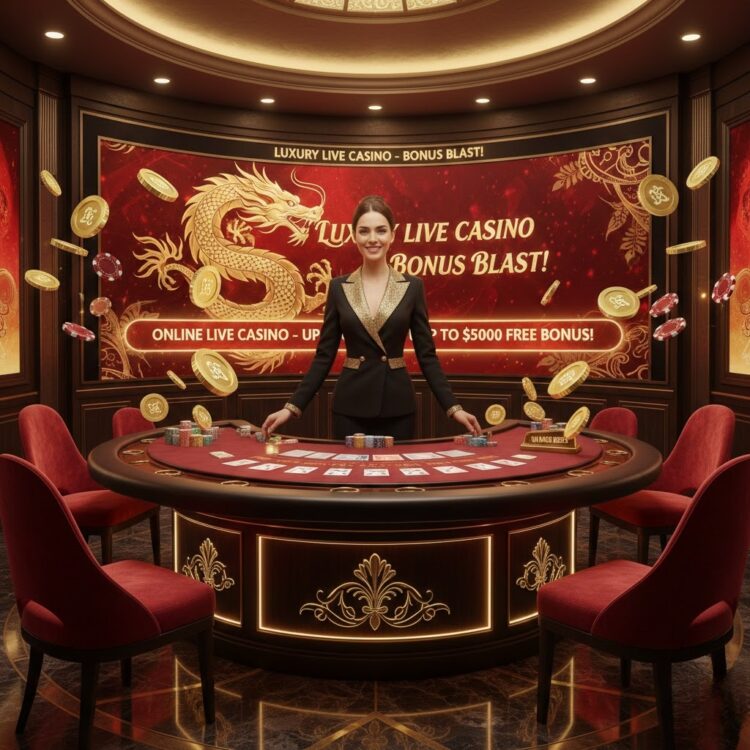 Live casino dengan bonus terbesar dan dealer profesional